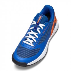 Promo Chaussure Enfant Wilson Rush Pro 5 Toutes Surfaces Bleu