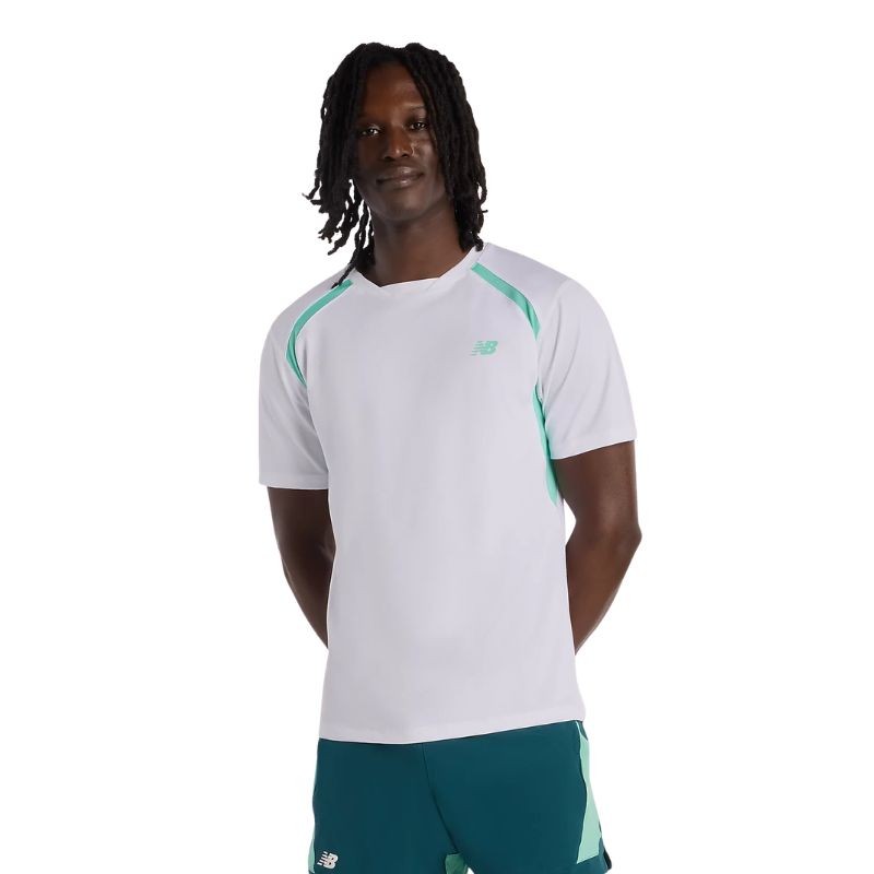 Tee-Shirt New Balance Tournament Novelty Blanc
