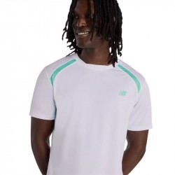 Prix Tee-Shirt New Balance Tournament Novelty Blanc