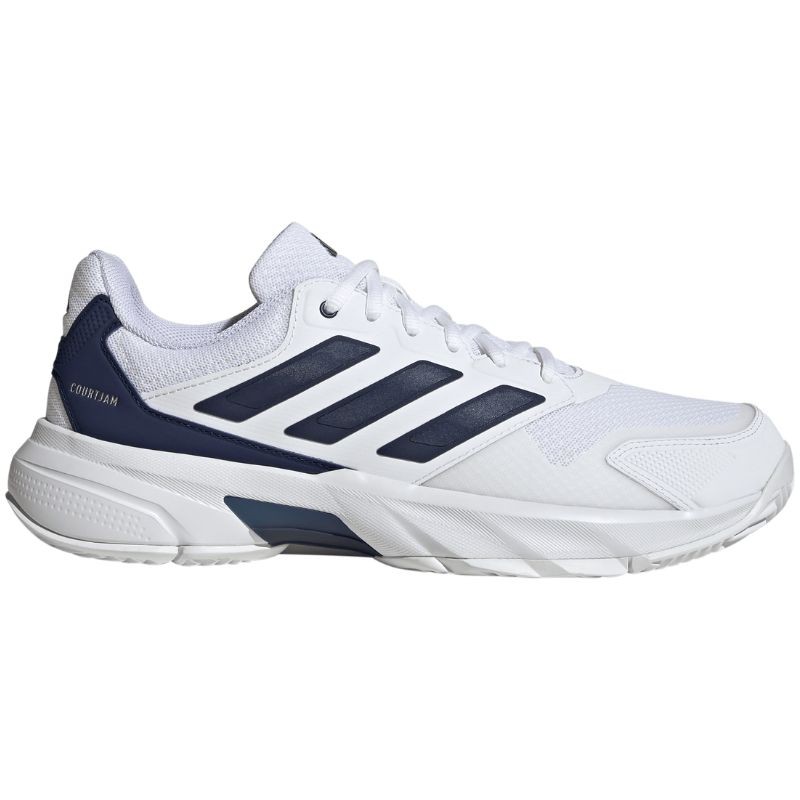 Chaussure Adidas Courtjam Control 3 Toutes Surfaces Blanc