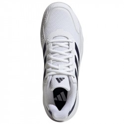 Chaussure Adidas Courtjam Control 3 Toutes Surfaces Blanc