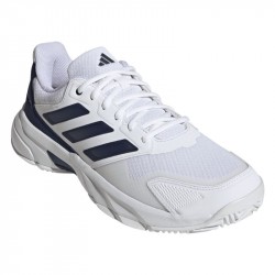 Prix Chaussure Adidas Courtjam Control 3 Toutes Surfaces Blanc