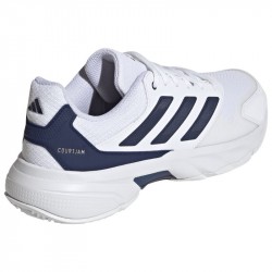 Promo Chaussure Adidas Courtjam Control 3 Toutes Surfaces Blanc