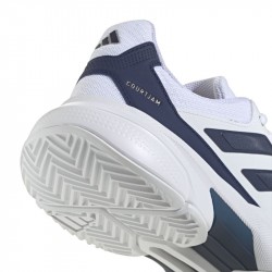 Vente Chaussure Adidas Courtjam Control 3 Toutes Surfaces Blanc