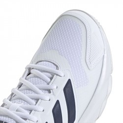 Chaussure Adidas Courtjam Control 3 Toutes Surfaces Blanc