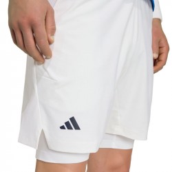 Promo Short Adidas 2 en 1 Climacool Blanc