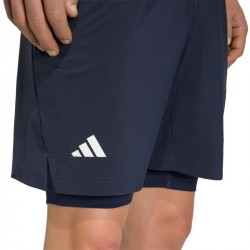 Promo Short Adidas 2 en 1 Climacool Bleu Marine