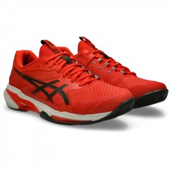 Promo Chaussure Asics Solution Speed FF 4 Terre Battue Rouge