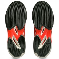 Chaussure Asics Solution Speed FF 4 Terre Battue Rouge