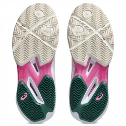Chaussure De Padel Femme Asics Sonicsmash FF Blanc/Rose