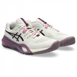 Promo Chaussure Femme Asics Gel Resolution X Toutes Surfaces Blanc