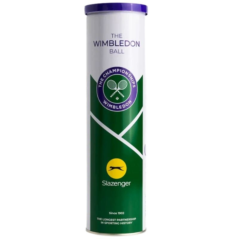 Tube de 4 Balles Slazenger Wimbledon