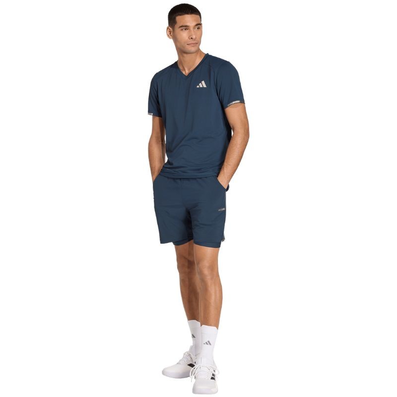 Tee-Shirt Adidas Climacool Freelift Pro Bleu Marine