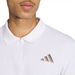 Promo Polo Adidas Climacool Freelift Pro Blanc