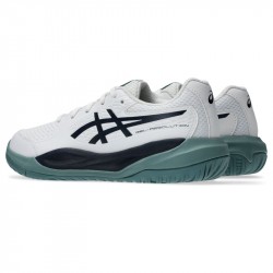 Prix Chaussure Enfant Asics Gel Resolution X GS Toutes Surfaces Blanc/Bleu