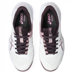 Chaussure Femme Asics Solution Speed FF 4 Toutes Surfaces Blanc/Rose