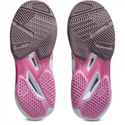 Chaussure Femme Asics Solution Speed FF 4 Toutes Surfaces Blanc/Rose
