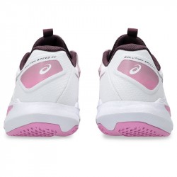 Chaussure Femme Asics Solution Speed FF 4 Toutes Surfaces Blanc/Rose