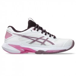 Chaussure Femme Asics Solution Speed FF 4 Toutes Surfaces Blanc/Rose