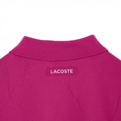 Polo Lacoste Tennis Jacquard Stretch Ultra Dry Fuchsia