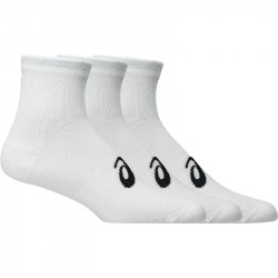 3 Paires de Chaussettes Asics Quarter Blanc
