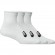 3 Paires de Chaussettes Asics Quarter Blanc