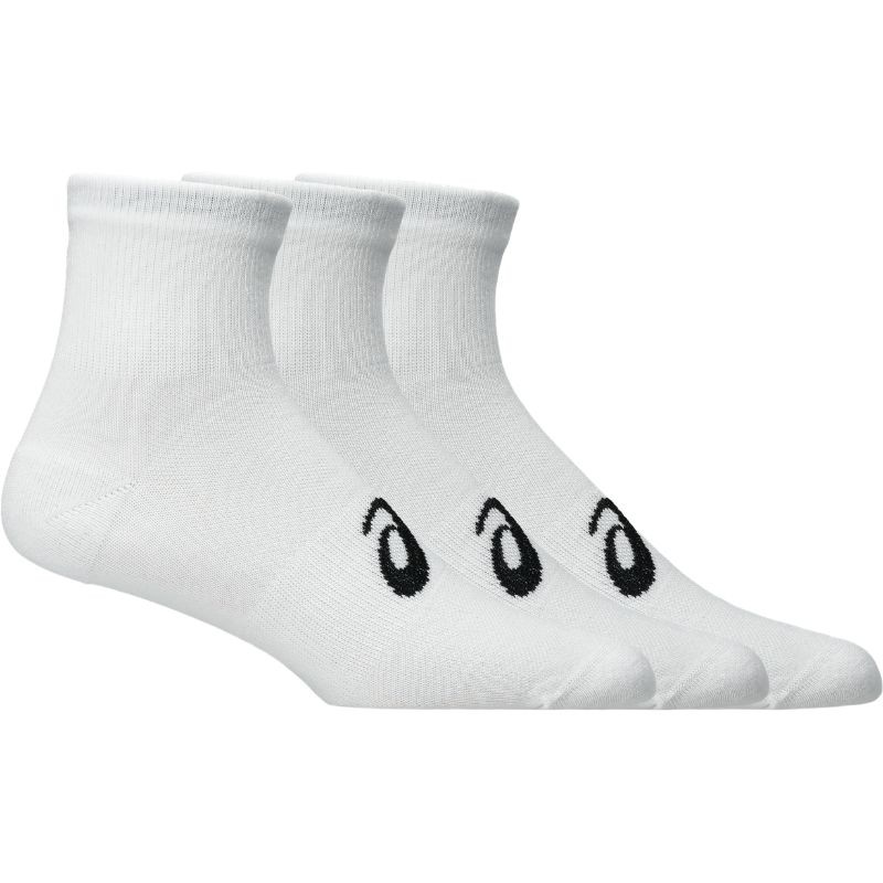 3 Paires de Chaussettes Asics Quarter Blanc