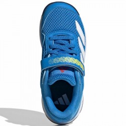 Chaussure Enfant Adidas CourtFlash Scratch Bleu