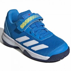 Prix Chaussure Enfant Adidas CourtFlash Scratch Bleu