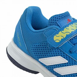 Vente Chaussure Enfant Adidas CourtFlash Scratch Bleu