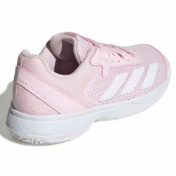 Promo Chaussure Enfant Adidas CourtFlash Rose