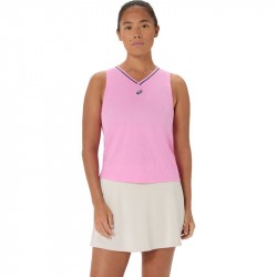 Débardeur de Padel Femme Asics Court Rose