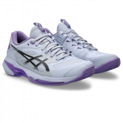 Prix Chaussure Femme Asics Solution Speed FF 4 Night Energy Terre Battue Blanc/Violet