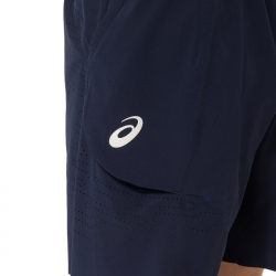 Prix Short Asics Match Laser Cut 7in Bleu Marine
