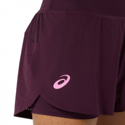 Prix Short Femme Asics Laser Cut Bordeaux
