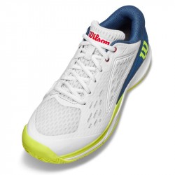 Prix Chaussure Enfant Wilson Rush Pro Ace Toutes Surfaces Blanc
