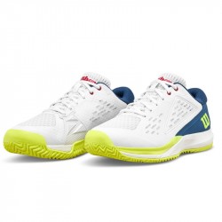 Chaussure Enfant Wilson Rush Pro Ace Toutes Surfaces Blanc