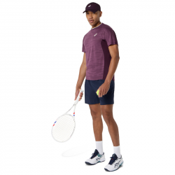 Promo Tee Shirt Asics Match Jacquard SS Bordeaux