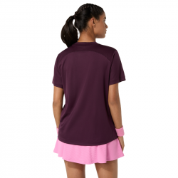 Achat Tee Shirt Femme Asics Court SS Bordeaux