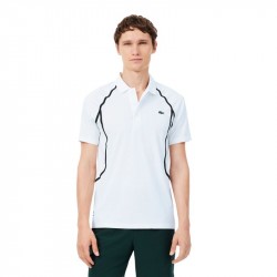 Polo Lacoste Tennis x Daniil Medvedev Blanc