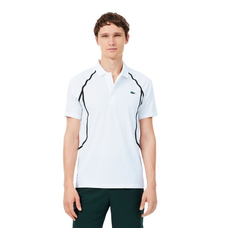 Polo Lacoste Tennis x Daniil Medvedev Blanc