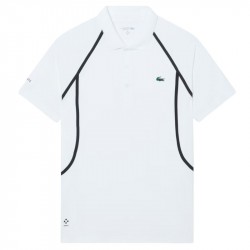 Vente Polo Lacoste Tennis x Daniil Medvedev Blanc