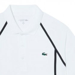 Polo Lacoste Tennis x Daniil Medvedev Blanc