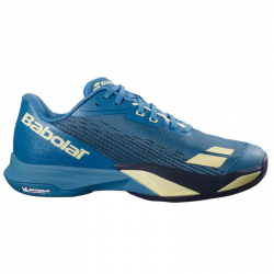 Chaussure Babolat Jet Mach 4 Toutes Surfaces Bleu