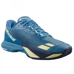 Promo Chaussure Babolat Jet Mach 4 Toutes Surfaces Bleu