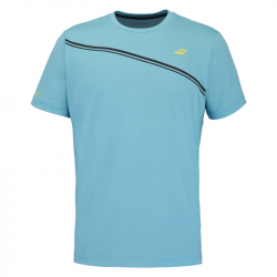 Tee Shirt Babolat Crew Neck Bleu