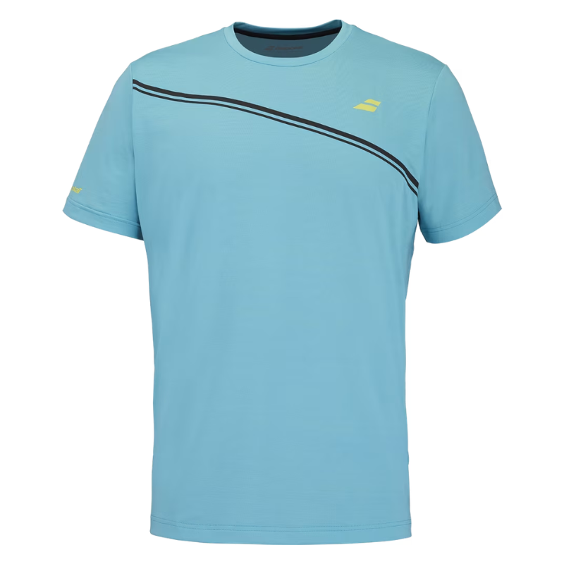 Tee Shirt Babolat Crew Neck Bleu
