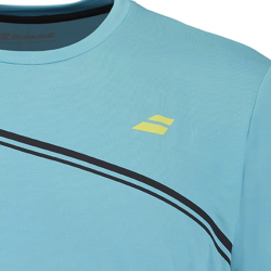 Promo Tee Shirt Babolat Crew Neck Bleu