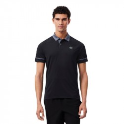 Polo Lacoste Tennis X Novak Djokovic On Court Noir