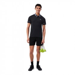 Promo Polo Lacoste Tennis X Novak Djokovic On Court Noir